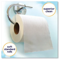 Hot Septic Safe Clean Care Bathroom Tissue - White (170 Sheets/Roll, 48 Rolls/Carton) Cleaning & Janitorial Supplies