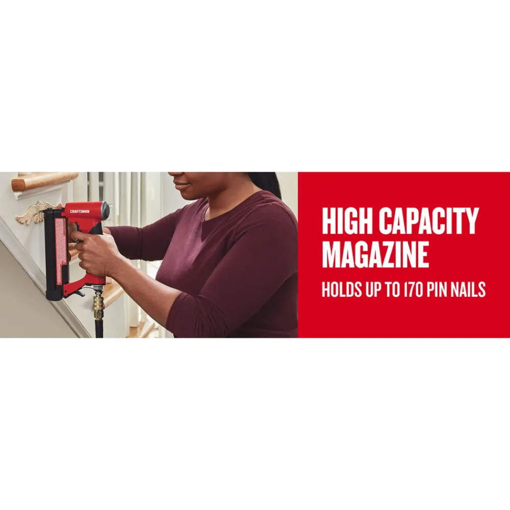 Hot 23 Gauge 1/2 in. to 1 in. Pneumatic Pin Nailer Nailers & Staplers