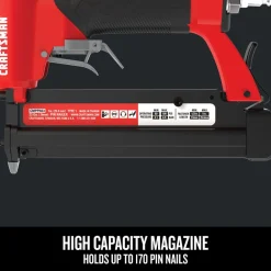 Hot 23 Gauge 1/2 in. to 1 in. Pneumatic Pin Nailer Nailers & Staplers