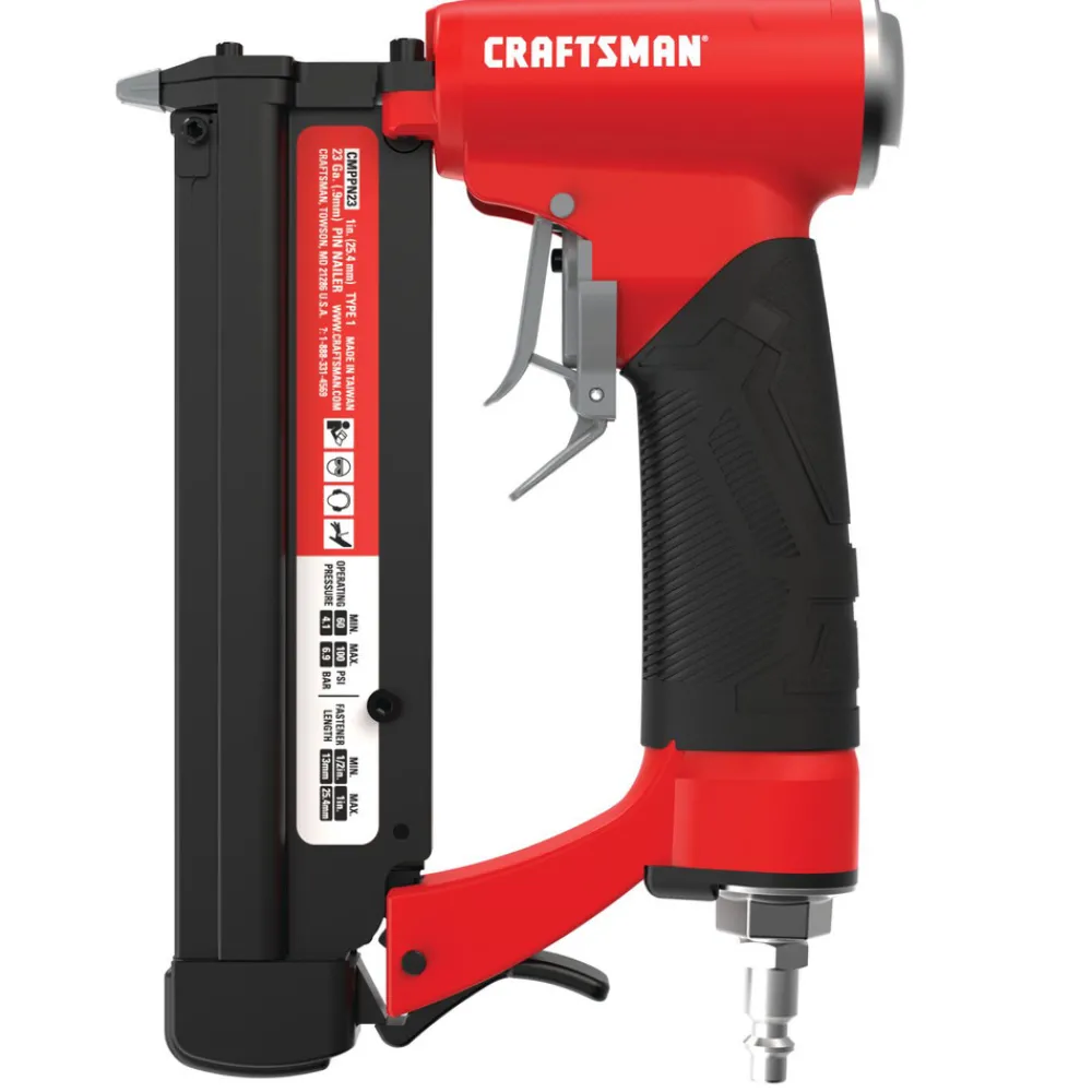 Hot 23 Gauge 1/2 in. to 1 in. Pneumatic Pin Nailer Nailers & Staplers