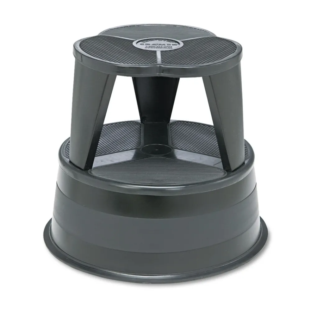 Discount Kik-Step 16 in. x 14.25 in. 350 lbs. Capacity Steel Step Stool - Black Office Furniture & Lighting