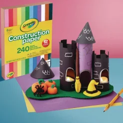 Discount 9 in. x 12 in. Construction Paper - Assorted Colors Paper & Printables