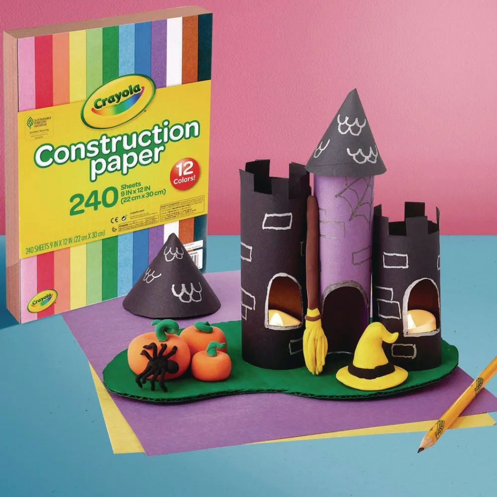 Discount 9 in. x 12 in. Construction Paper - Assorted Colors Paper & Printables