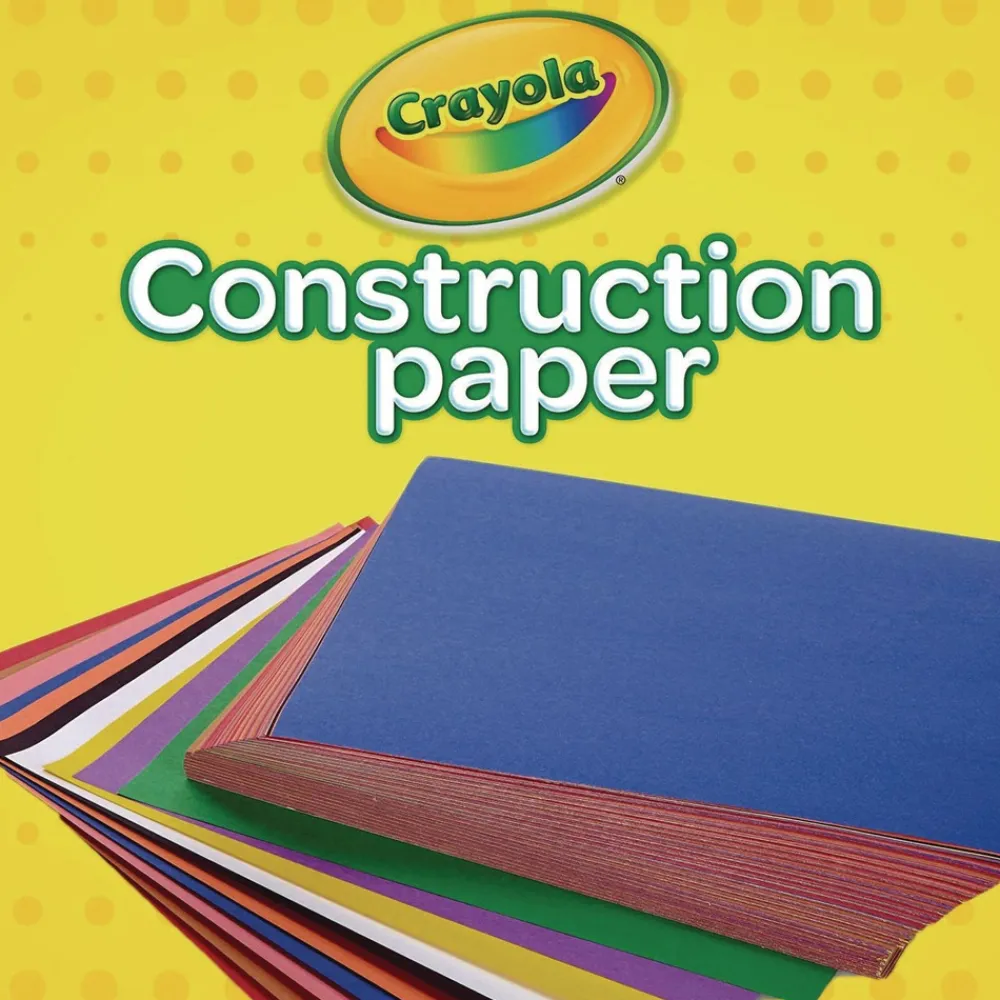 Discount 9 in. x 12 in. Construction Paper - Assorted Colors Paper & Printables