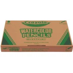Outlet 3.3 mm Watercolor Pencil Classpack - Assorted Lead and Barrel Colors (240/Pack) Arts & Crafts Supplies