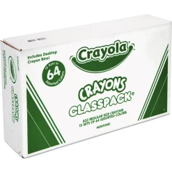 Online Classpack Regular Crayons with 13 Caddies - Assorted (832/Box) Arts & Crafts Supplies