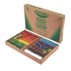 Color Pencil Classpack Set with Sharpeners - Assorted Lead and Barrel Colors (240/Pack) Pens, Pencils & Markers