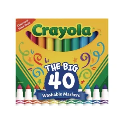 Online Ultra-Clean Broad Bullet Tip Washable Markers - Assorted Colors (1-Set) Pens, Pencils & Markers