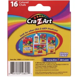 Outlet Colored Chalk - Assorted Colors (16/Pack) Arts & Crafts Supplies