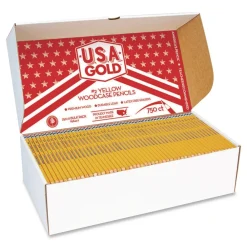 HB No. 2 School Pencils - Black Lead/Yellow Barrel (750/Box) Pens, Pencils & Markers