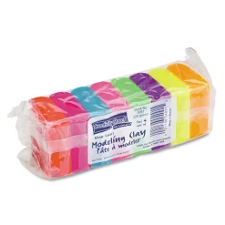 Sale 220 g Modeling Clay Assortment - Assorted Neon (1/Pack) Office Furniture & Lighting