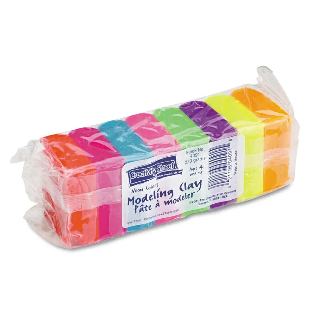 Sale 220 g Modeling Clay Assortment - Assorted Neon (1/Pack) Office Furniture & Lighting
