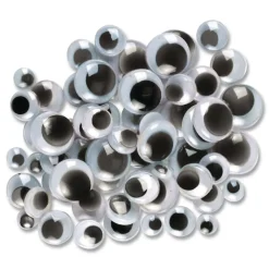 Best 0.27 in., 0.39 in., 0.47 in., 0.59 in. Wiggle Eyes Assortment - Black (100/Pack) Arts & Crafts Supplies