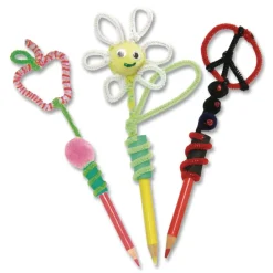 Hot 12 in. x 4 mm Metal Wire/Polyester Regular Stems - Assorted Colors (100/Pack) Tabletop And Serveware