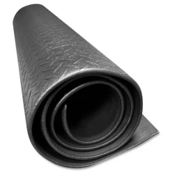 Clearance 36 in. x 60 in. Tuff-Spun Foot-Lover Rectangular Diamond Surface Mat - Black Cleaning & Janitorial Supplies