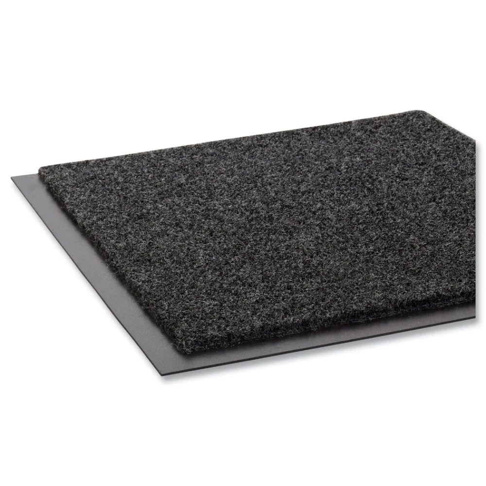 Best EcoStep 48 in. x 96 in. Rectangular Wiper Mat - Charcoal Cleaning & Janitorial Supplies