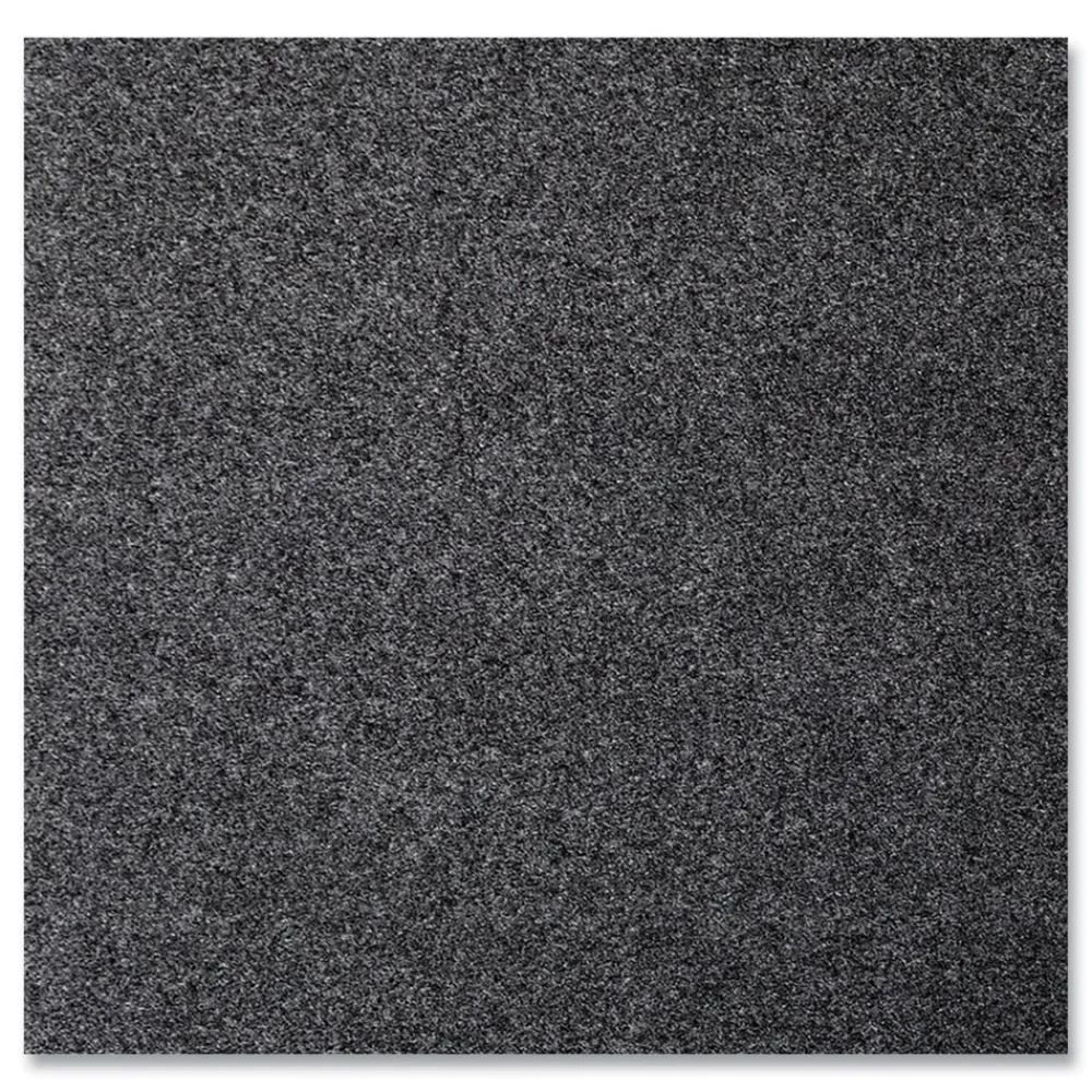 Best EcoStep 48 in. x 96 in. Rectangular Wiper Mat - Charcoal Cleaning & Janitorial Supplies