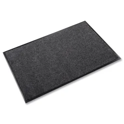 Discount EcoStep 36 in. x 48 in. Rectangular Wiper Mat - Charcoal Cleaning & Janitorial Supplies