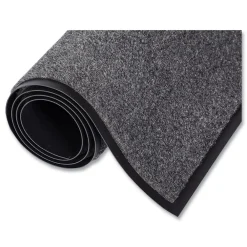 Discount EcoStep 36 in. x 48 in. Rectangular Wiper Mat - Charcoal Cleaning & Janitorial Supplies