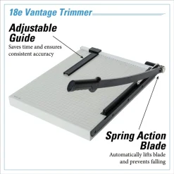 Best 18E Vantage 15.5 x 18.75 Guillotine 15-Sheet Paper Trimmer/Cutter Arts & Crafts Supplies