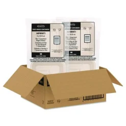 8.65 in. x 7.94 in. x 2.98 in. ProPlanet Seal Compostable Molded Fiber Hinged Trays - Natural (200/Carton) Tabletop And Serveware