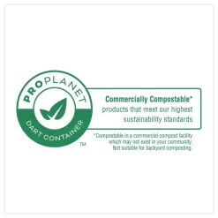 6.41 in. x 9.22 in. x 3 in. ProPlanet Seal Compostable Molded Fiber Hinged Trays - Natural (200/Carton) Tabletop And Serveware