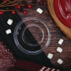 New DLW626 Open-Top Dome Lid for 16 oz. to 24 oz. Plastic Cups - Clear (1000/Carton) Tabletop And Serveware