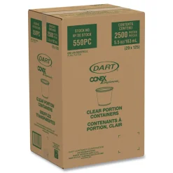 Clearance 550PC 5.5 oz. Conex Complements Portion/Medicine Cups - Translucent (2500/Carton) Tabletop And Serveware
