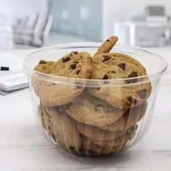 Online PET64B PET Plastic 64 oz. Bowl - Clear (252/Carton) Tabletop And Serveware