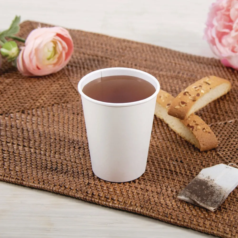 Sale Thermoguard 8 oz. Insulated Paper Hot Cups - White Sustainable Forest Design (1000/Carton) Tabletop And Serveware