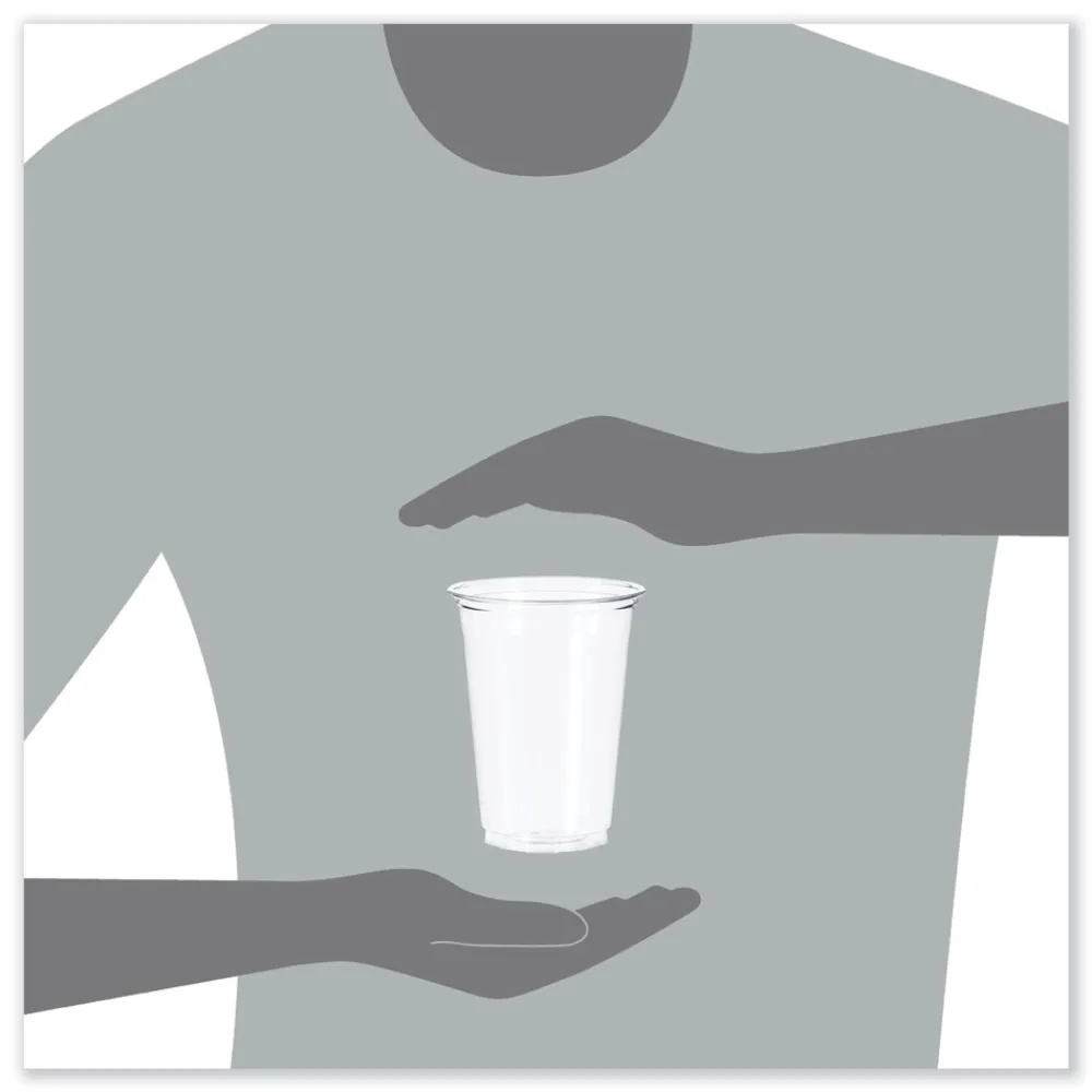 Hot TR16 16 oz. Ultra Clear Plastic Cups - Clear (1000/Carton) Tabletop And Serveware