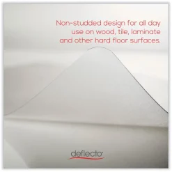 45 in. x 53 in. EconoMat All Day Use Chair Mat for Hard Floors - Clear Cleaning & Janitorial Supplies