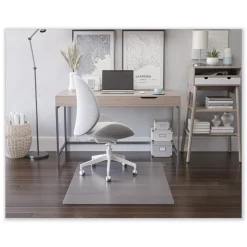 45 in. x 53 in. EconoMat All Day Use Chair Mat for Hard Floors - Clear Cleaning & Janitorial Supplies