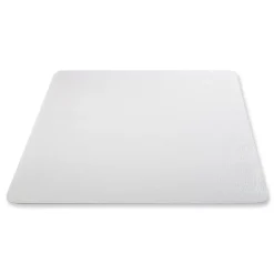 45 in. x 53 in. EconoMat All Day Use Chair Mat for Hard Floors - Clear Cleaning & Janitorial Supplies
