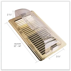 Clearance 3.87 in. x 9 in. x 2.75 in. Premium Unbreakable Air r - Clear Cleaning & Janitorial Supplies