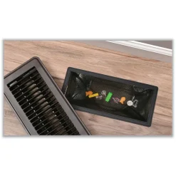 Sale 4 in. x 12 in. x 0.1 in. Register Nets - Black Cleaning & Janitorial Supplies