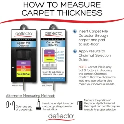 Hot 36 x 48 All Day Use Rectangular Chair Mat - Clear Office Furniture & Lighting