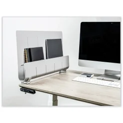 Online 24 x 2.7 x 16.36 Oasis Privacy Panel - Gray Office Furniture & Lighting