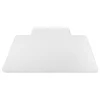 Discount Medium Pile Carpet Lipped 48 in. x 36 in. Antimicrobial Chair Mat - Clear (1/Carton) Cleaning & Janitorial Supplies