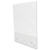 Online PBCMA3138FB 31.5 in. x 38 in. Acrylic Mounting Safety Barrier with Full Shield and Brace - Clear (2/Carton) Desk Accessories & Office Organizers