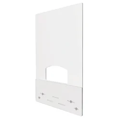 PBCMA3138P 31.5 in. x 38 in. Acrylic Mounting Safety Barrier with Pass Thru - Clear (2/Carton) Desk Accessories & Office Organizers