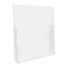 PBCTPC3136F 31.75 in. x 6 in. x 36 in. Polycarbonate Counter Top Barrier with Full Shield - Clear (2/Carton) Desk Accessories & Office Organizers