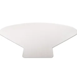 Clearance SuperMat Medium Pile Carpet Frequent Use 60 in. x 66 in. Workstation Chair Mat - Clear Cleaning & Janitorial Supplies