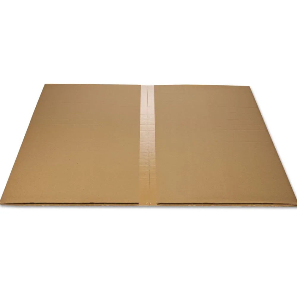 Clearance SuperMat Medium Pile Carpet Frequent Use 60 in. x 66 in. Workstation Chair Mat - Clear Cleaning & Janitorial Supplies