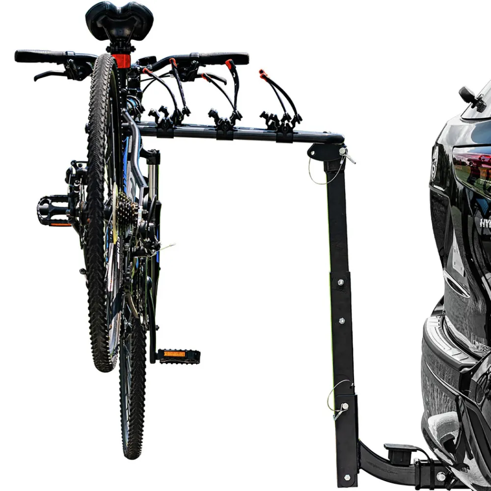 New Hitch-Mounted 4-Bike Carrier Utility Trailer