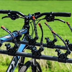 New Hitch-Mounted 4-Bike Carrier Utility Trailer