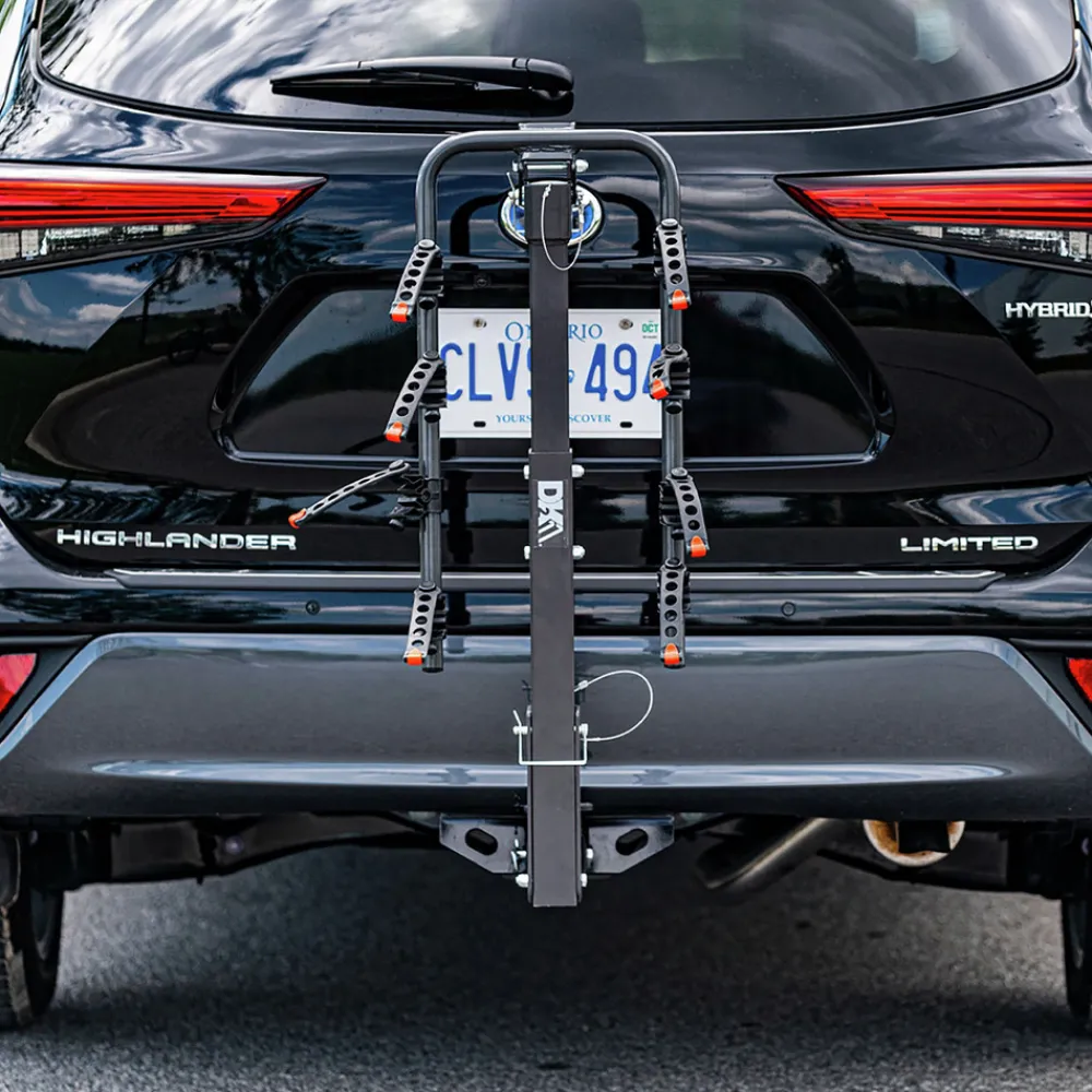 New Hitch-Mounted 4-Bike Carrier Utility Trailer