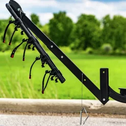 New Hitch-Mounted 4-Bike Carrier Utility Trailer