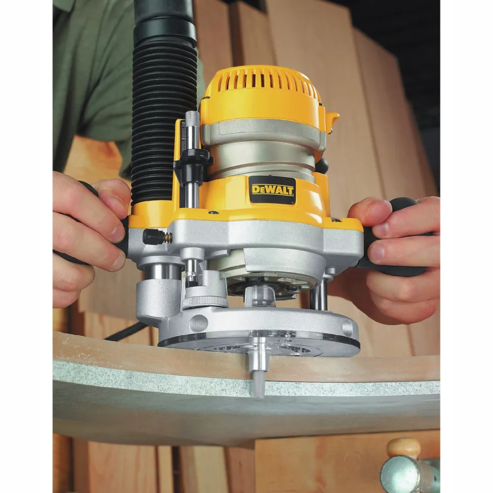 Online 2-1/4 HP EVS Fixed Base and Plunge Router Combo Kit with Hard Case Woodworking Tools|Routers And Trimmers