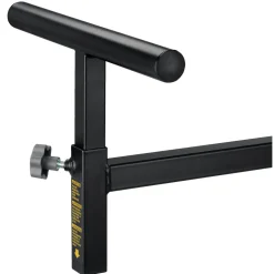 Discount 25 in. x 60 in. x 32.5 in. Heavy-Duty Rolling Miter Saw Stand - Yellow/Black Power Tool Accessories